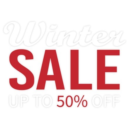 Winter Sale red-white